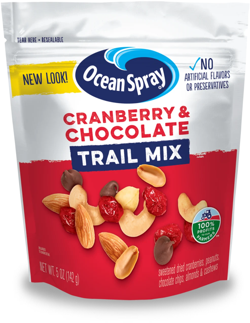 Trail Mix de Cranberry y mezcla de nueces con chocolate 5oz