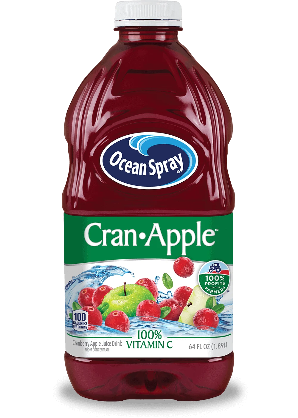 Cran•Apple™ Bebida de Cranberry y manzana 64oz